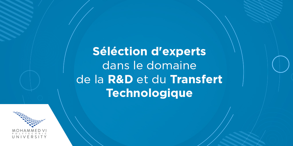 Rd Technology Call for expression of interest l Selection of experts in the field of ...